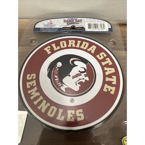 Florida State Seminoles college coasters 4pk Official Game Day Outfitter FSU‎ - Picture 2 of 7